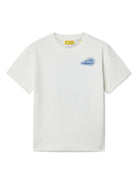 T-shirt per bambino Off - White Kids Arrow Spray bianco con stampa logo - Rubino Kids