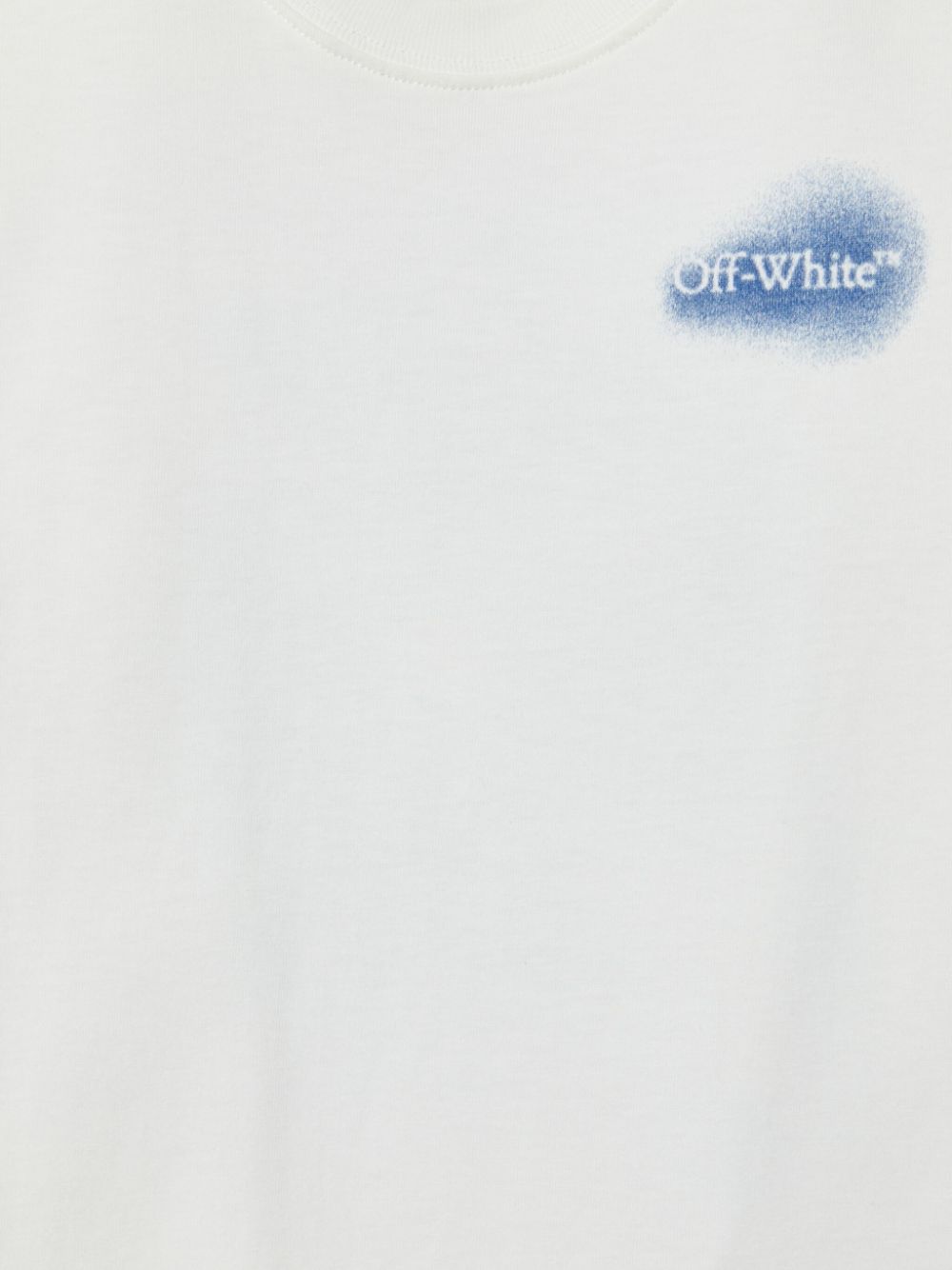 T-shirt per bambino Off - White Kids Arrow Spray bianco con stampa logo - Rubino Kids