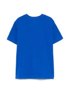 T-shirt per bambino Polo Ralph Lauren Kids blu con stampa logo - Rubino Kids