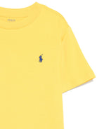 T-shirt per bambino Polo Ralph Lauren Kids giallo con motivo Polo Pony - Rubino Kids