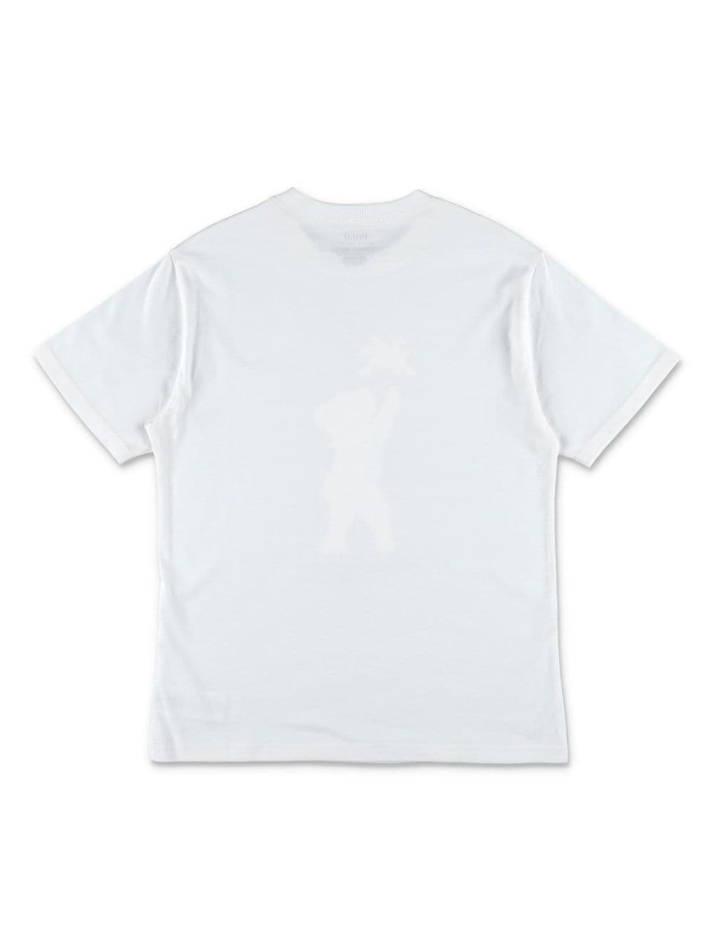 T-shirt per bambino Ralph Lauren Kids bianco con stampa Teddy - Rubino Kids