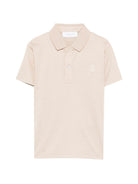 T-shirt per bambino Roberto Cavalli Kids beige con colletto classico - Rubino Kids