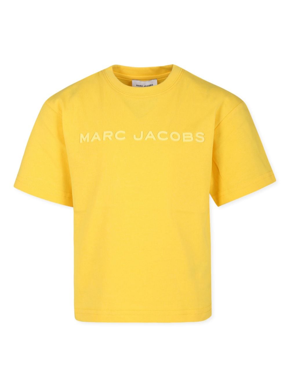 T-shirt per bambino The Marc Jacobs Kids giallo con stampa logo - Rubino Kids