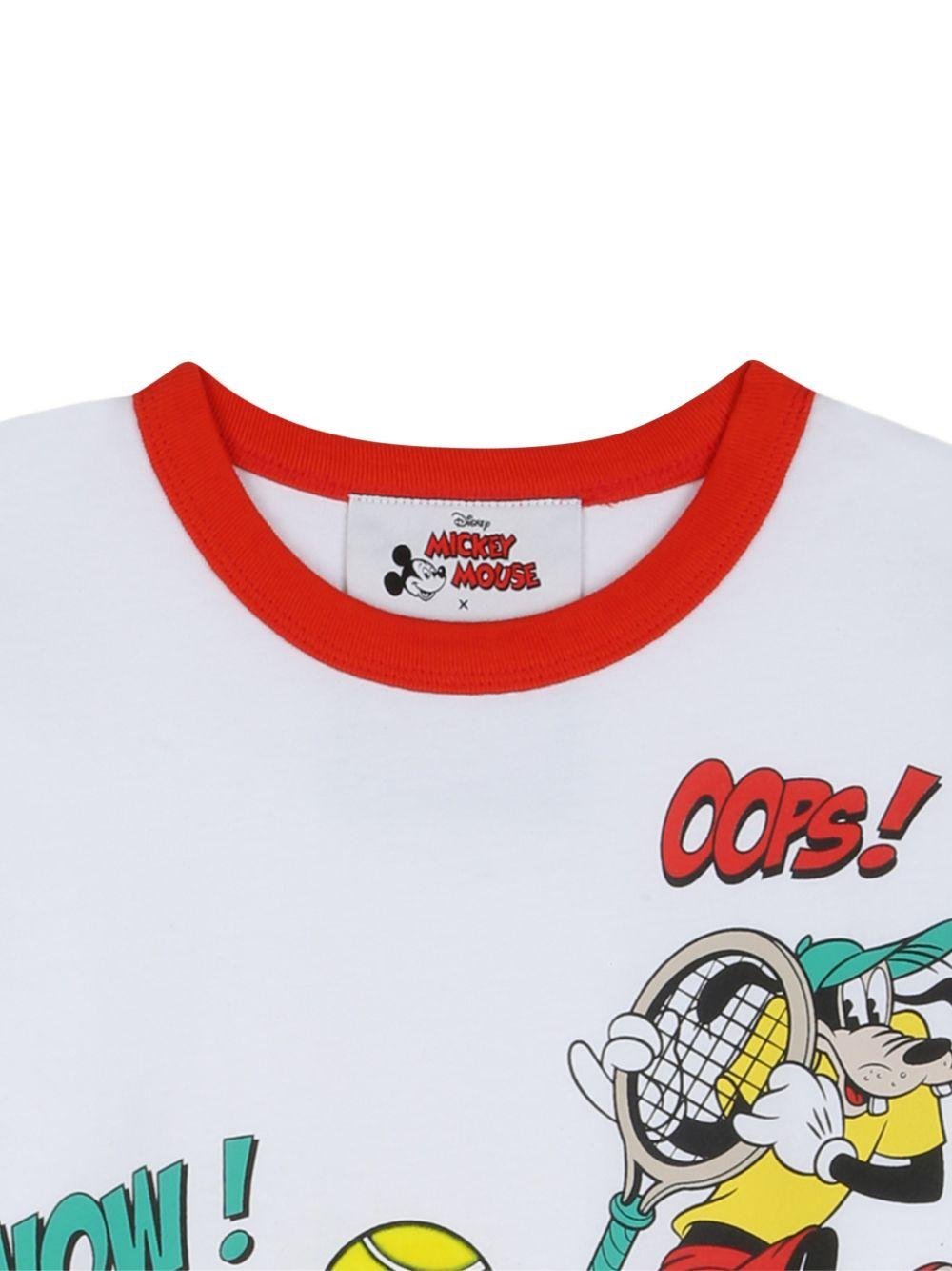 T-shirt per bambino The Marc Jacobs Kids x Disney bianca con stampa Mickey Mouse - Rubino Kids