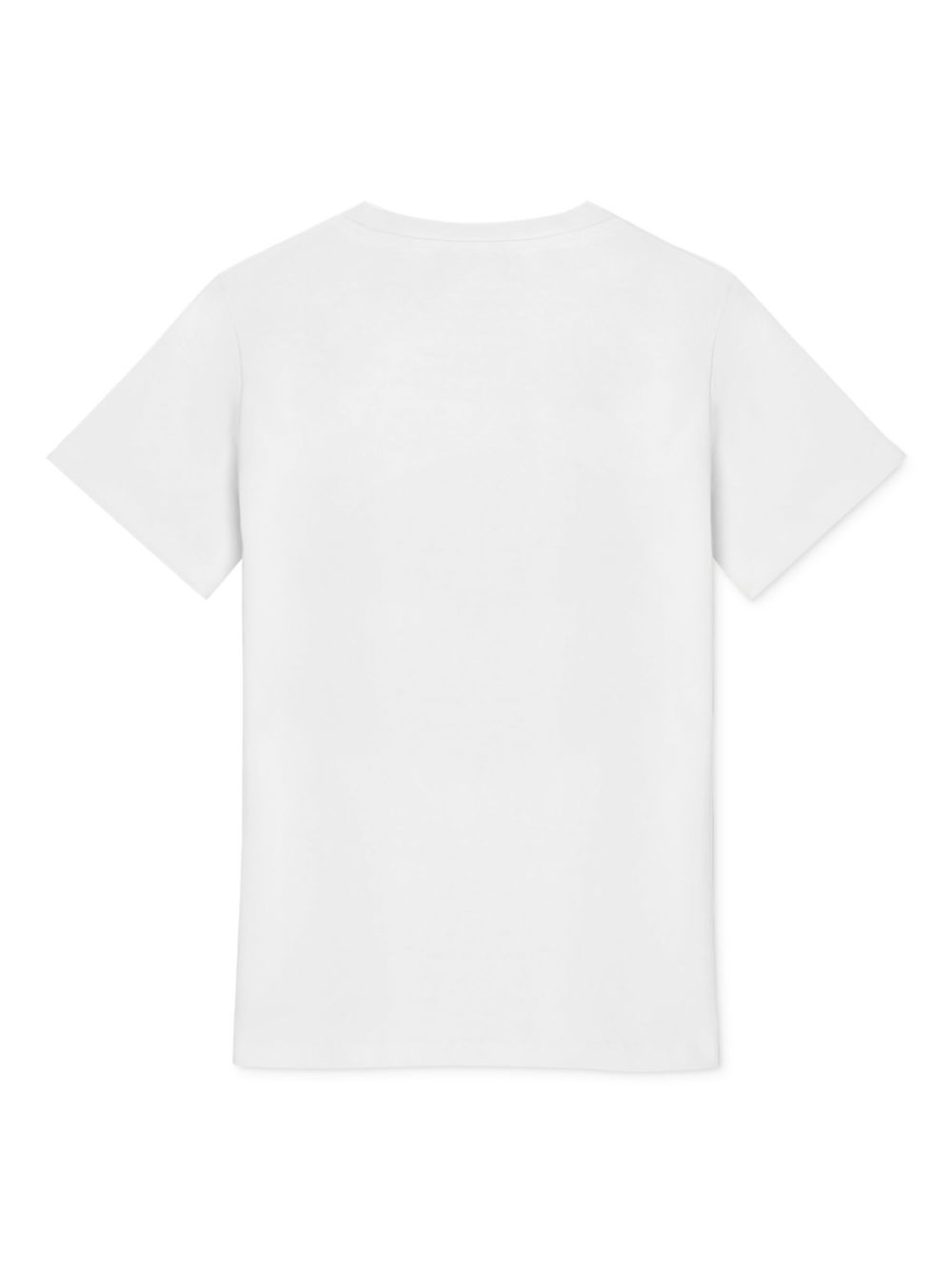 T-shirt per bambino Versace Kids bianco con dettaglio glitter - Rubino Kids