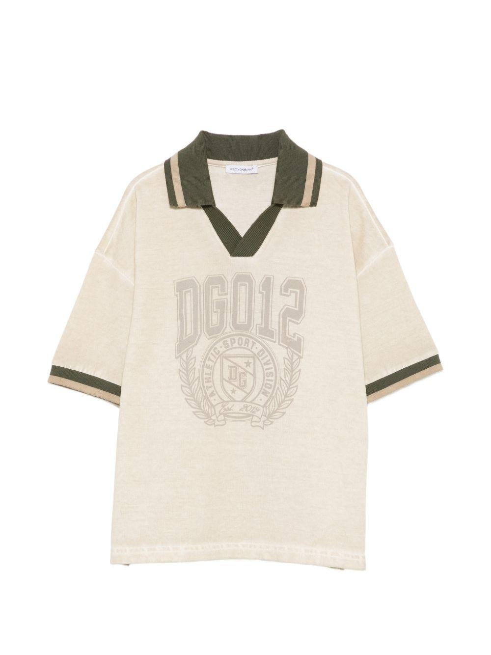 T-shirt per Dolce & Gabbana Kids multicolore con scollo a V - Rubino Kids