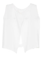 T-shirt per neonata Mariella Ferrari bianco con dettagli ricamati - Rubino Kids