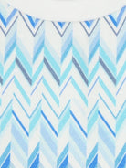 T-shirt per neonata Missoni Kids bianca con motivo a zigzag - Rubino Kids