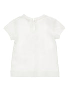 T-shirt per neonata Monnalisa bianca con stampa coniglietta - Rubino Kids