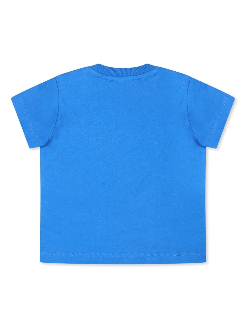 T-shirt per neonata Moschino Kids blu con stampa Teddy Bear - Rubino Kids