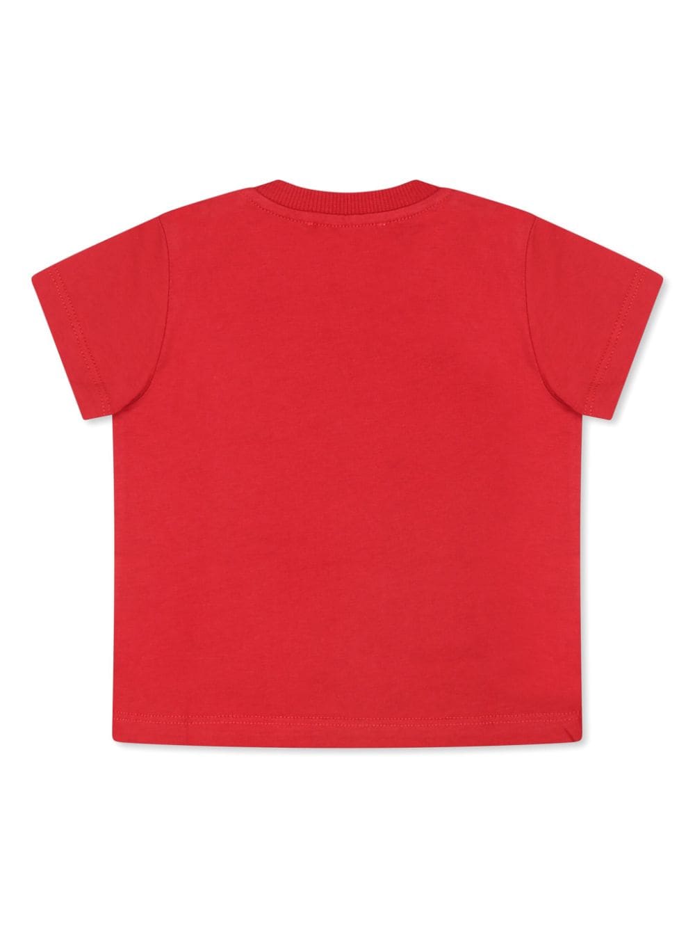 T-shirt per neonata Moschino Kids rosso con stampa Teddy Bear - Rubino Kids