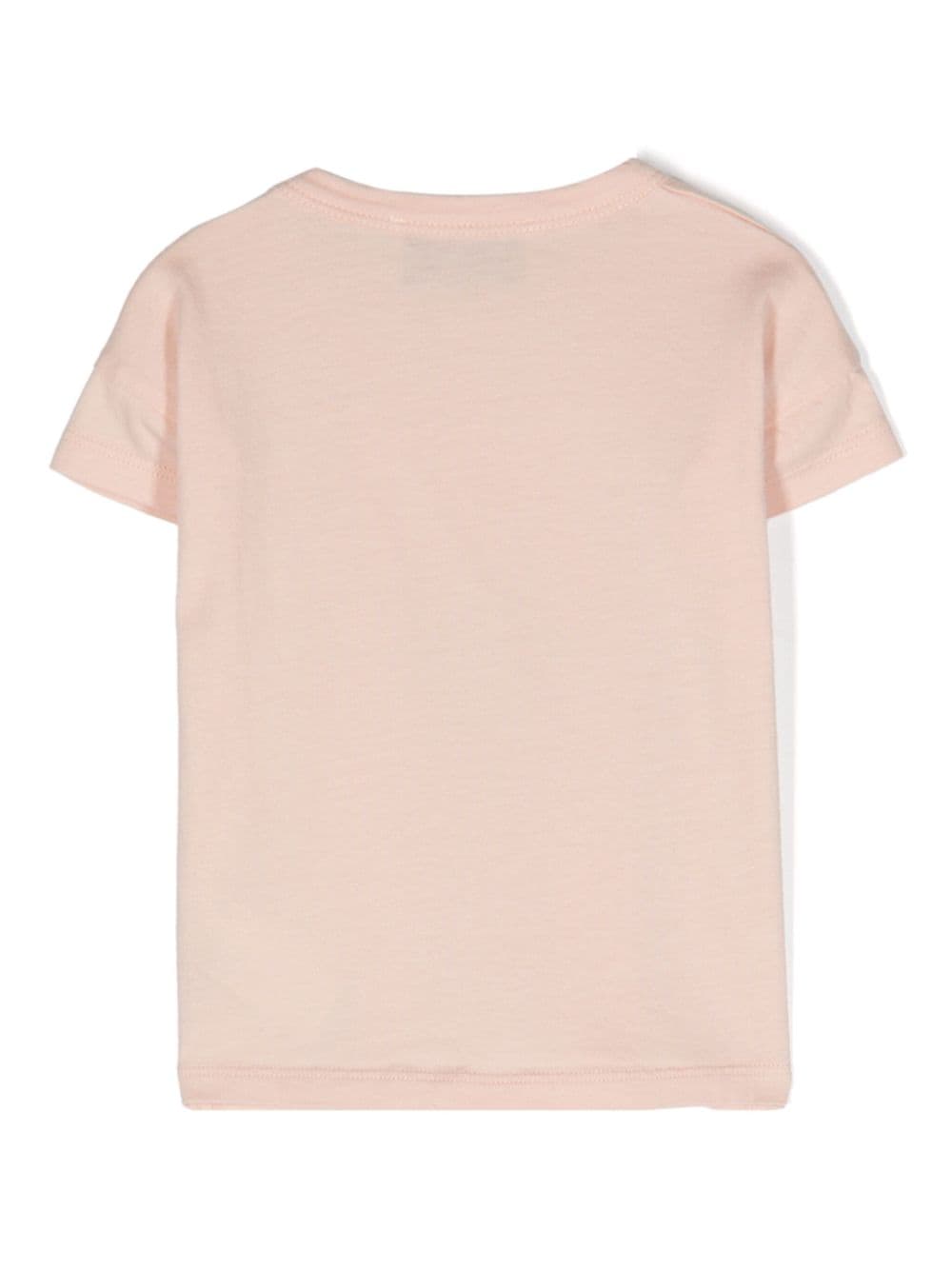 T shirt per neonata rosa Bobo Choses con stampa centrale sole astratto - Rubino Kids