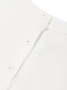 T-shirt per neonati Fendi Kids bianco con stapma grafica sul davanti - Rubino Kids