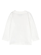 T-shirt per neonati Moschino Kids bianco con stampa Teddy Bear - Rubino Kids