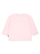 T-shirt per neonati Moschino Kids rosa con ricamo Teddy Bear - Rubino Kids