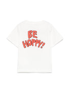 T-shirt per neonati Stella McCartney Kids bianco con stampa con illustazione - Rubino Kids