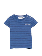 T-shirt per neonato Bonpoint blu con design a righe - Rubino Kids