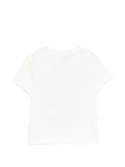 T-shirt per neonato Etro Kids beige con ricamo Pegaso sul davanti - Rubino Kids