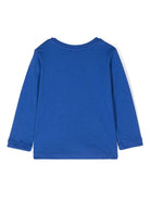 T-shirt per neonato MSGM Kids blu con stampa basket MSGM Kids Milano - Rubino Kids