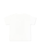 T-shirt per neonato Stella McCartney Kids bianco con stampa grafica rana - Rubino Kids