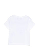 T-shirt per neonato Tartine Et Chocolat bianca con stampa grafica Badminton - Rubino Kids