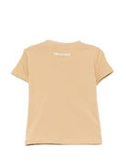 T-shirt per neonato Trussardi Junior beige con stampa grafica - Rubino Kids