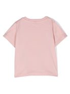 T shirt rosa per neonata Stella McCartney con stampa Ape sui pattini - Rubino Kids