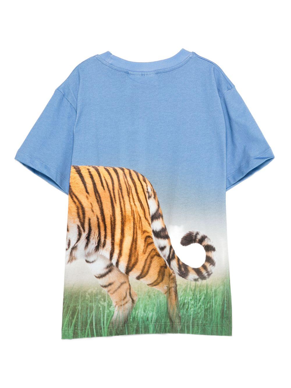 T-shirt Rubin per bambino Molo multicolor con stampa tigre - Rubino Kids