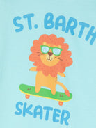 T-shirt skater in cotone biologico - Rubino Kids