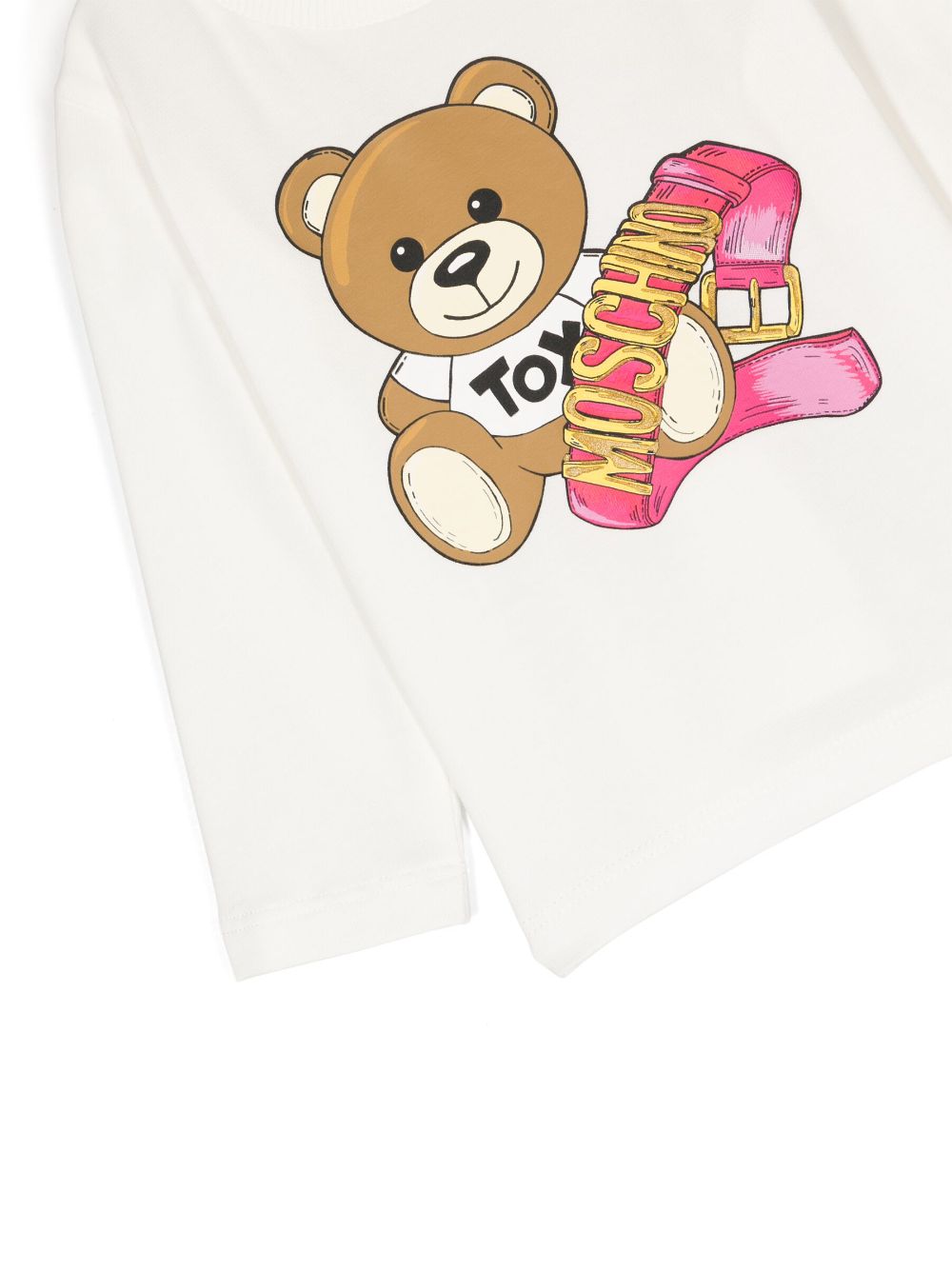 T-shirt Teddy Bear girocollo - Rubino Kids