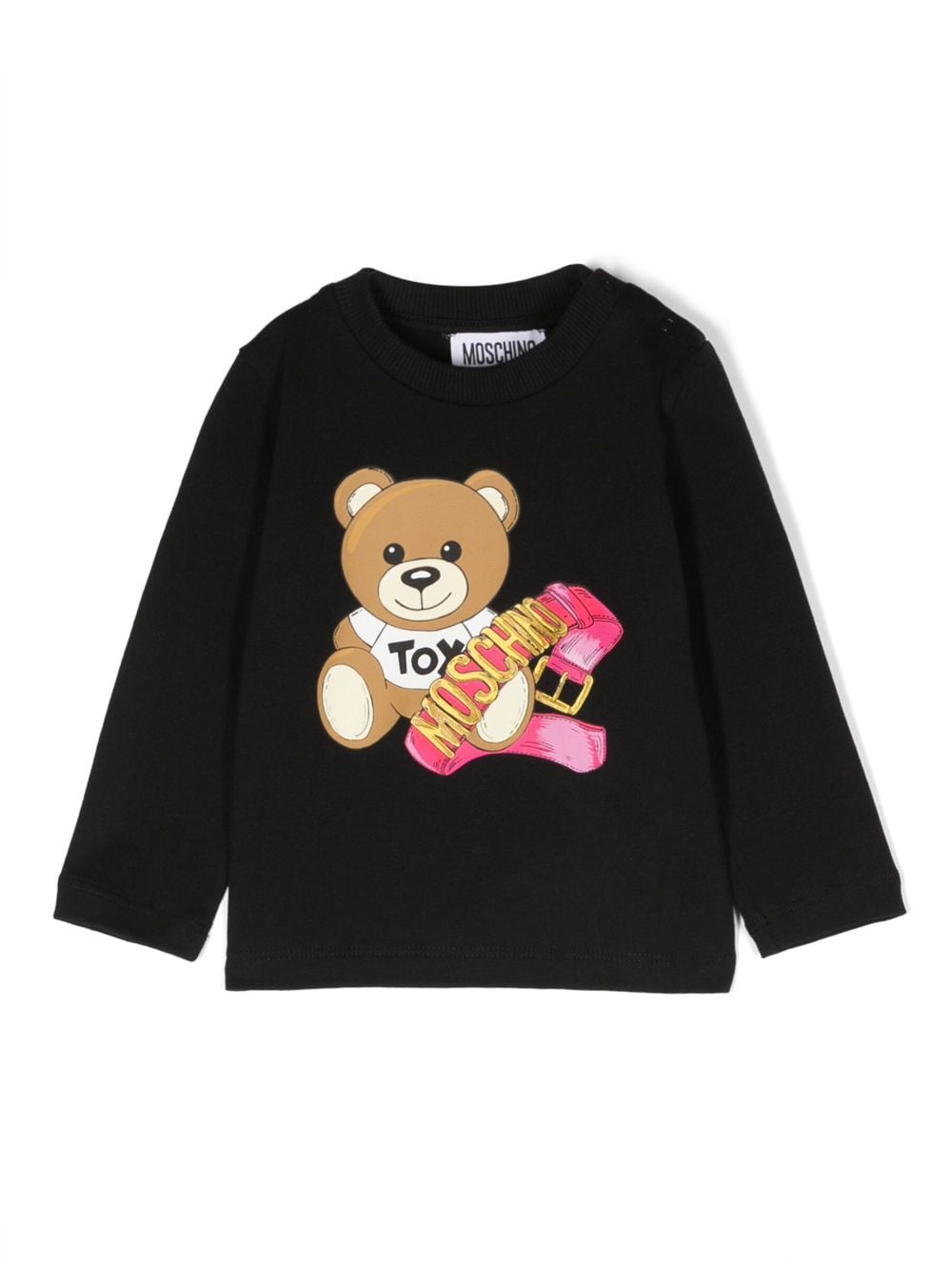 T-shirt Teddy Bear girocollo - Rubino Kids