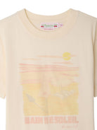 T-shirt Thida per bambina Bonpoint beige con stampa grafica all - over - Rubino Kids