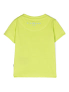 T shirt verde per neonato con logo classico Richmond London azzurro - Rubino Kids