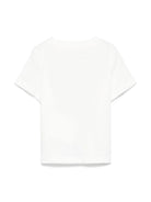 T-shirts per neonata Stella McCartney Kids bianco con stampa con testo - Rubino Kids