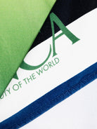 Telo mare per bambini Casablanca Kids multicolor con stampa del logo - Rubino Kids