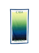 Telo mare per bambini Casablanca Kids multicolor con stampa del logo - Rubino Kids