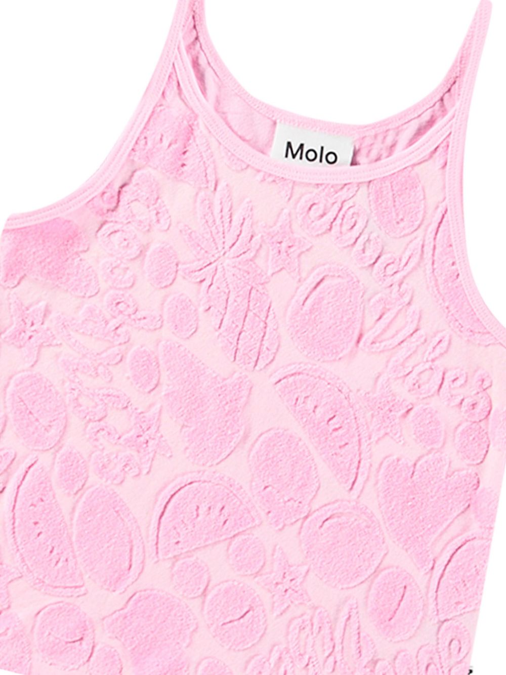 Top per bambina Molo rosa con stampa grafica all - over - Rubino Kids