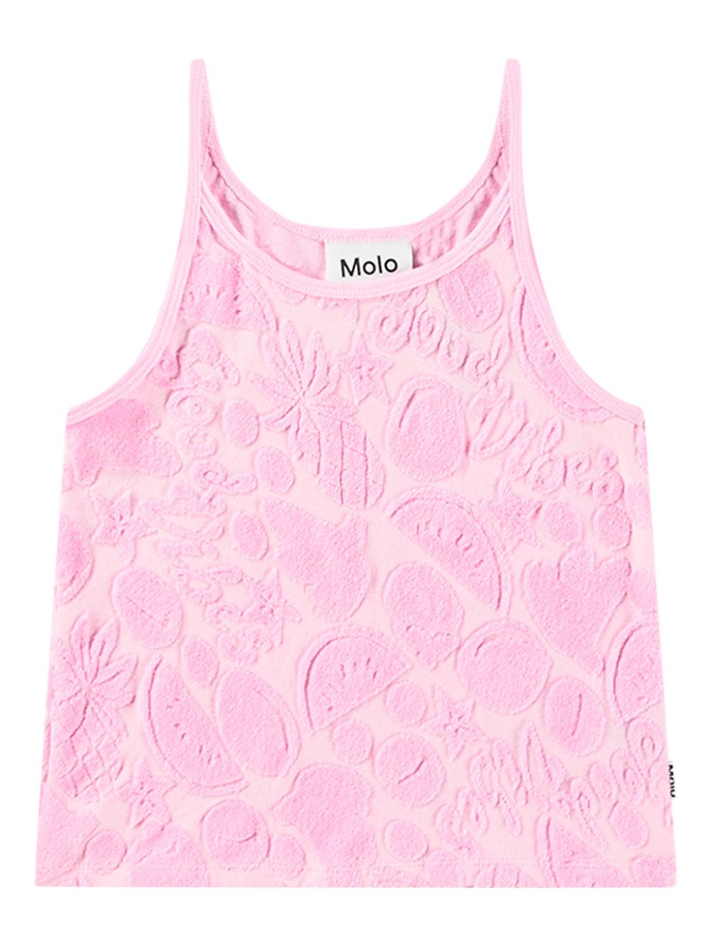 Top per bambina Molo rosa con stampa grafica all - over - Rubino Kids