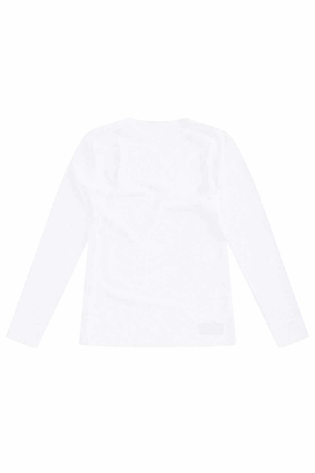 Top per bambina Monnalisa bianca a girocollo - Rubino Kids