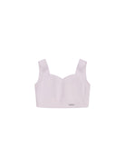 Top per bambina Monnalisa bianco con bottoni - Rubino Kids