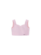 Top per bambina Monnalisa rosa chiaro con bottoni - Rubino Kids
