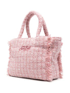 Tote bag MC2 Saint Barth Kids Colette rosa in tweed - Rubino Kids