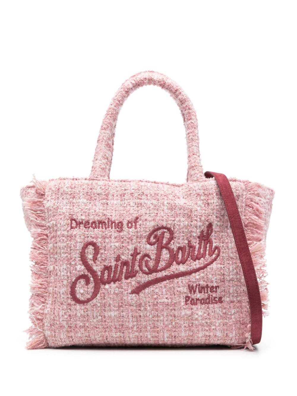 Tote bag MC2 Saint Barth Kids Colette rosa in tweed - Rubino Kids