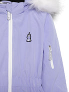 Tuta da neve per bambina Roarsome The Unicorn viola con logo - Rubino Kids