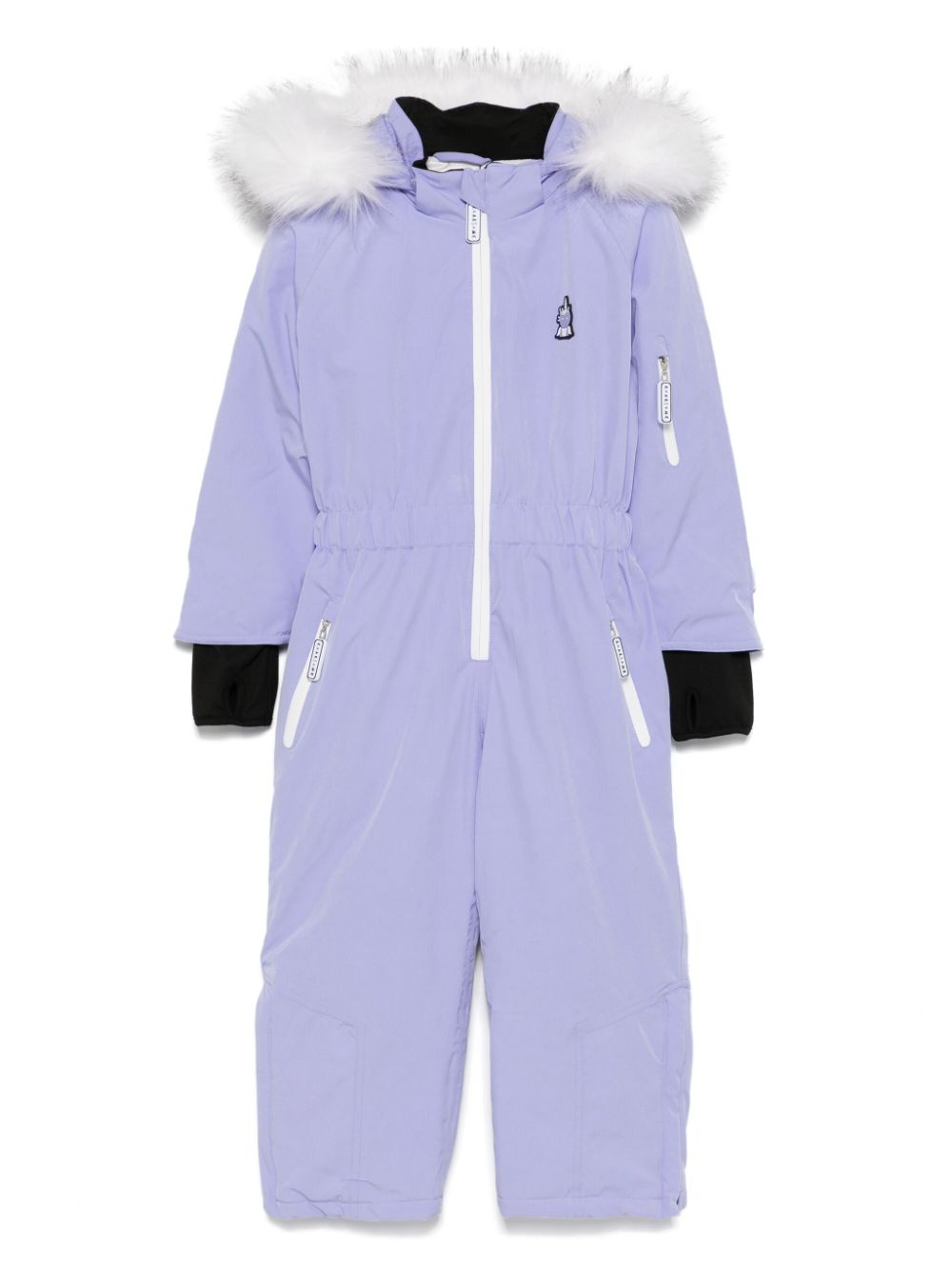 Tuta da neve per bambina Roarsome The Unicorn viola con logo - Rubino Kids