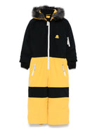 Tuta da neve per bambino Roarsome Buzz giallo e nero con cappuccio staccabile - Rubino Kids