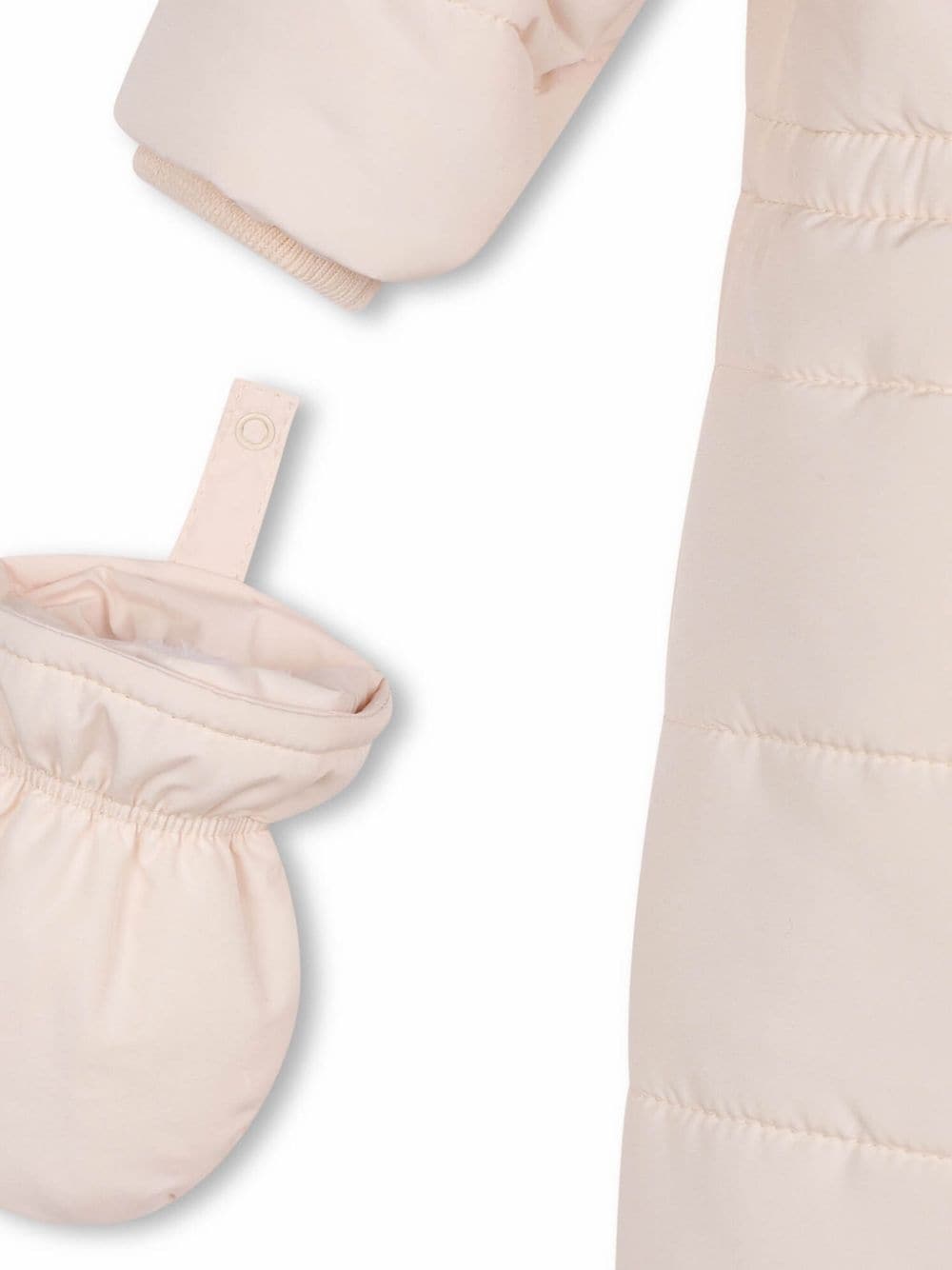 Tuta da neve per neonata Chloé Kids beige con guanti e scarpine - Rubino Kids