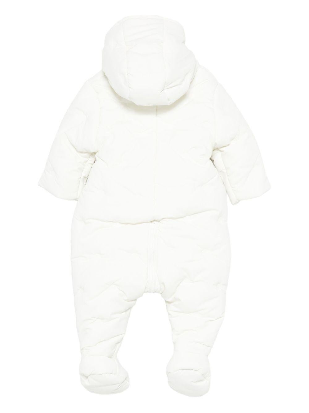 Tuta da neve per neonati Tartine Et Chocolat bianca con design trapuntato - Rubino Kids