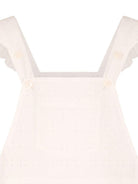 Tuta intera per bambina MC2 Saint Barth Kids bianco a fiori con cut - out - Rubino Kids