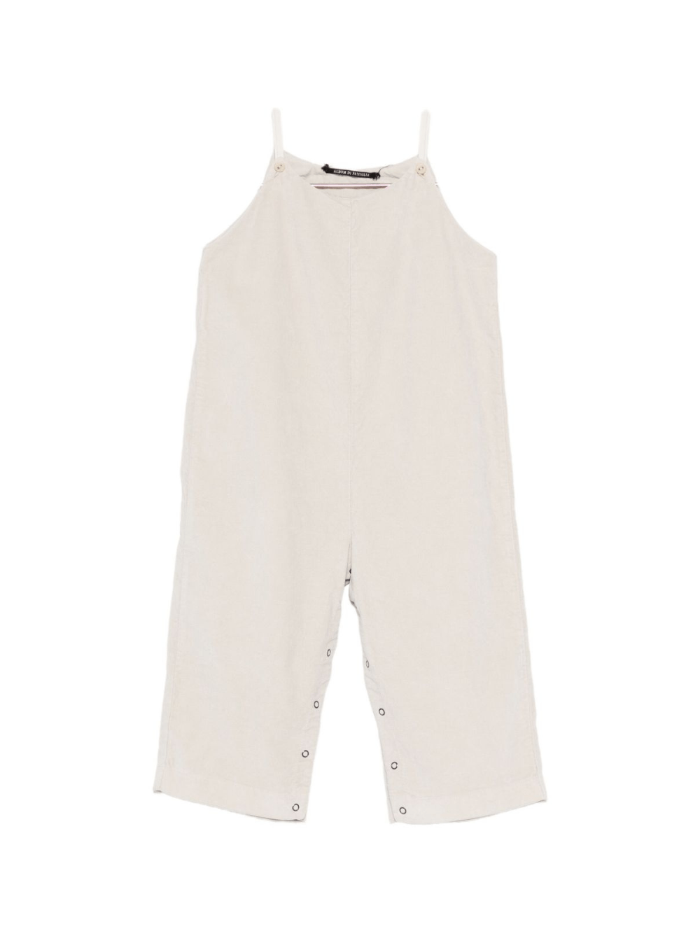 Tuta per neonata Album di Famiglia Kids grigia con bottoni - Rubino Kids